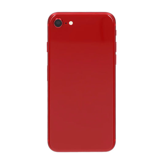 iPhone SE 2020 Baksida med Komplett Ram OEM - Röd image 2