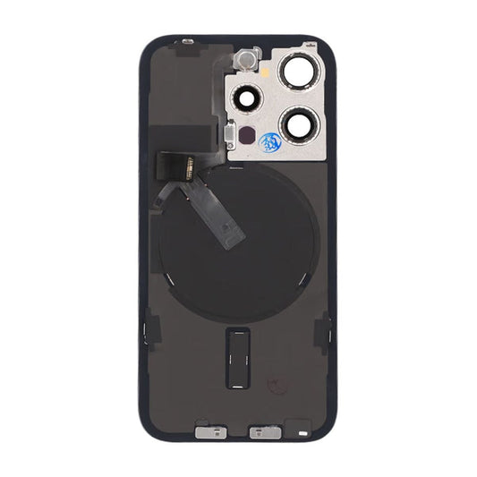iPhone 15 Pro Baksida Glas Komplett OEM - Naturlig Titan image 3