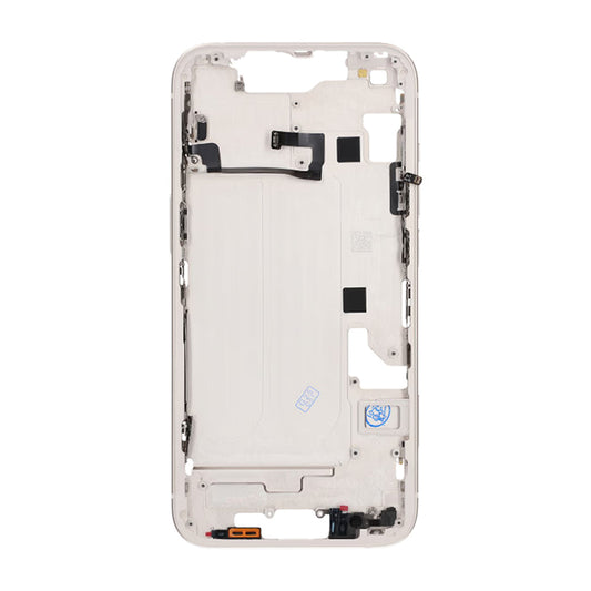 iPhone 14 Mittenram med smådelar OEM - Vit image 2