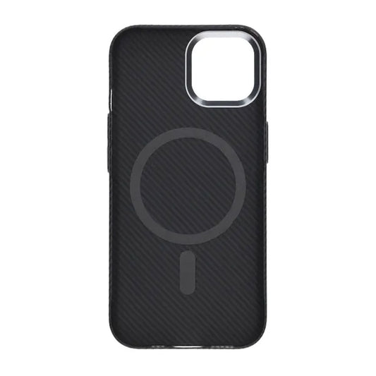 iPhone 13/14 Mobilskal Carbonmönstrad - Svart image 5