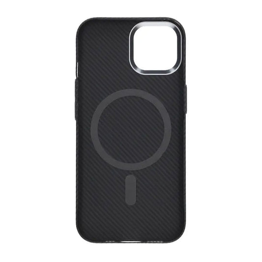 iPhone 15 Mobilskal Carbonmönstrad - Svart image 5