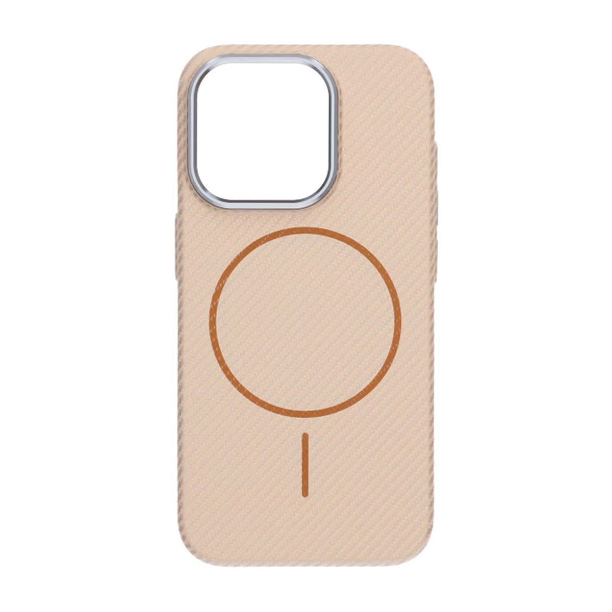iPhone 15 Pro Max Mobilskal Carbonmönstrad - Guld image 4