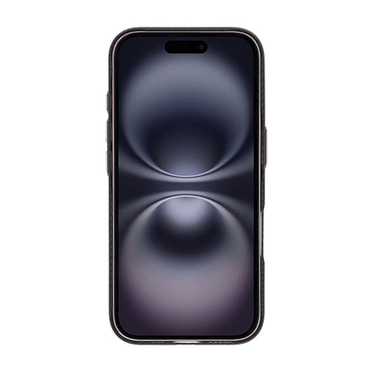 iPhone 16 Mobilskal Carbonmönstrad - Svart image 2