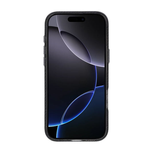 iPhone 16 Pro Max Mobilskal Carbonmönstrad - Svart image 2