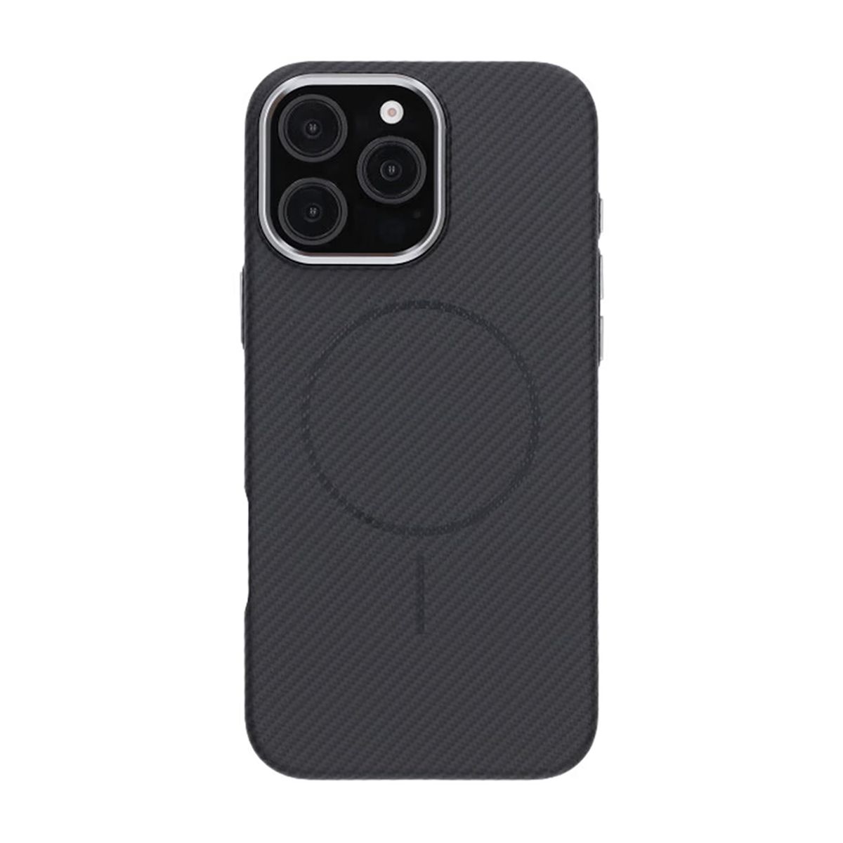 iPhone 16 Pro Max Mobilskal Carbonmönstrad - Svart image 3