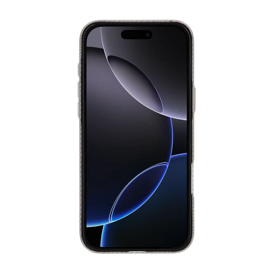 iPhone 16 Pro Max Mobilskal Carbonmönstrad - Grå image 2