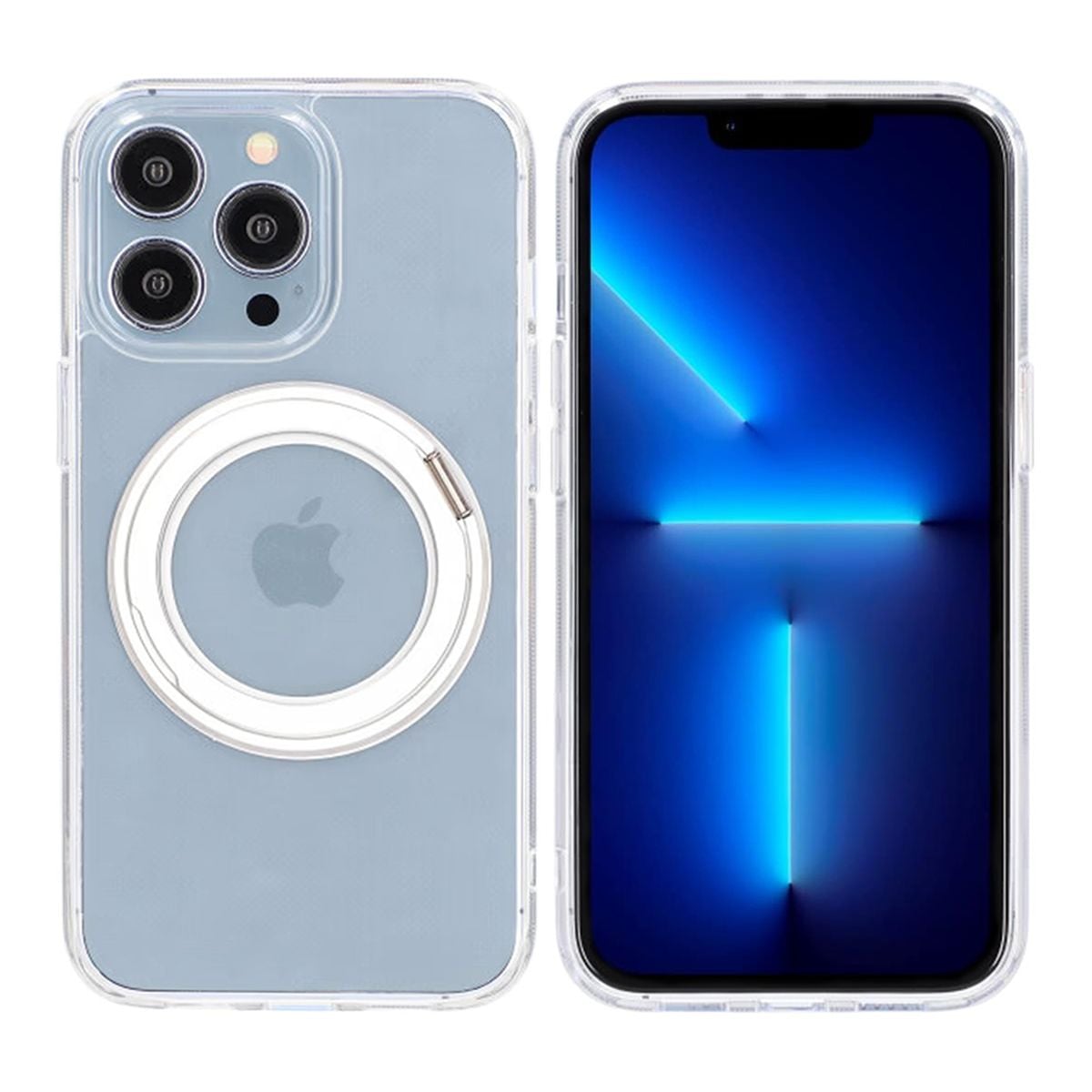 iPhone 13 Pro Mobilskal med Magsafe Stativ - Transparent image 1