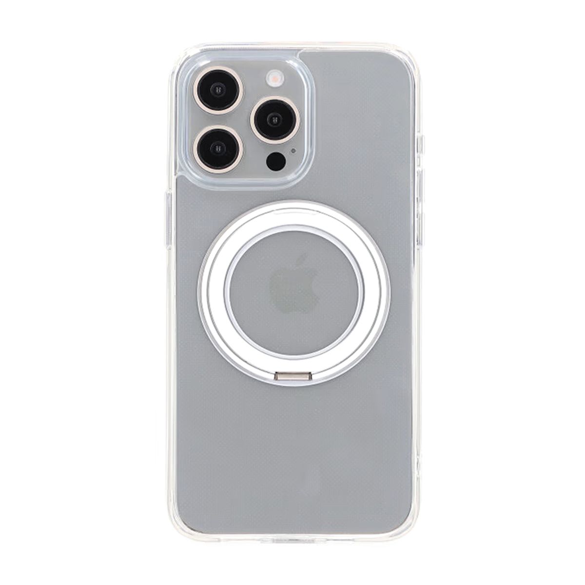 iPhone 15 Pro Max Mobilskal med Magsafe Stativ - Transparent image 3