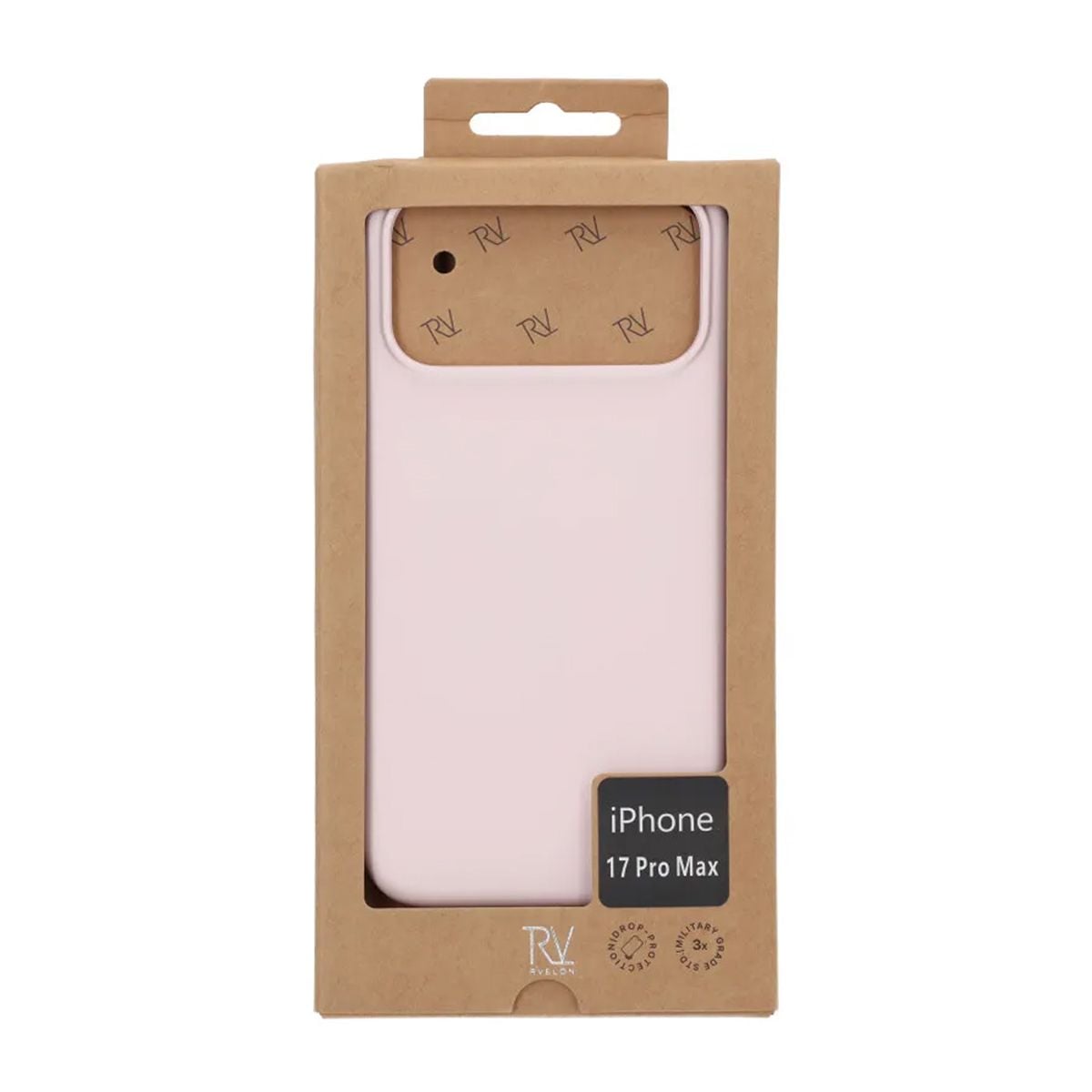 Rvelon Mobilskal Silikon MagSafe för iPhone 17 Pro Max - Ljusrosa image 4
