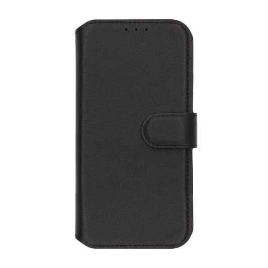 Rvelon Plånboksfodral Äkta Läder för iPhone 17 Pro - Svart image 2