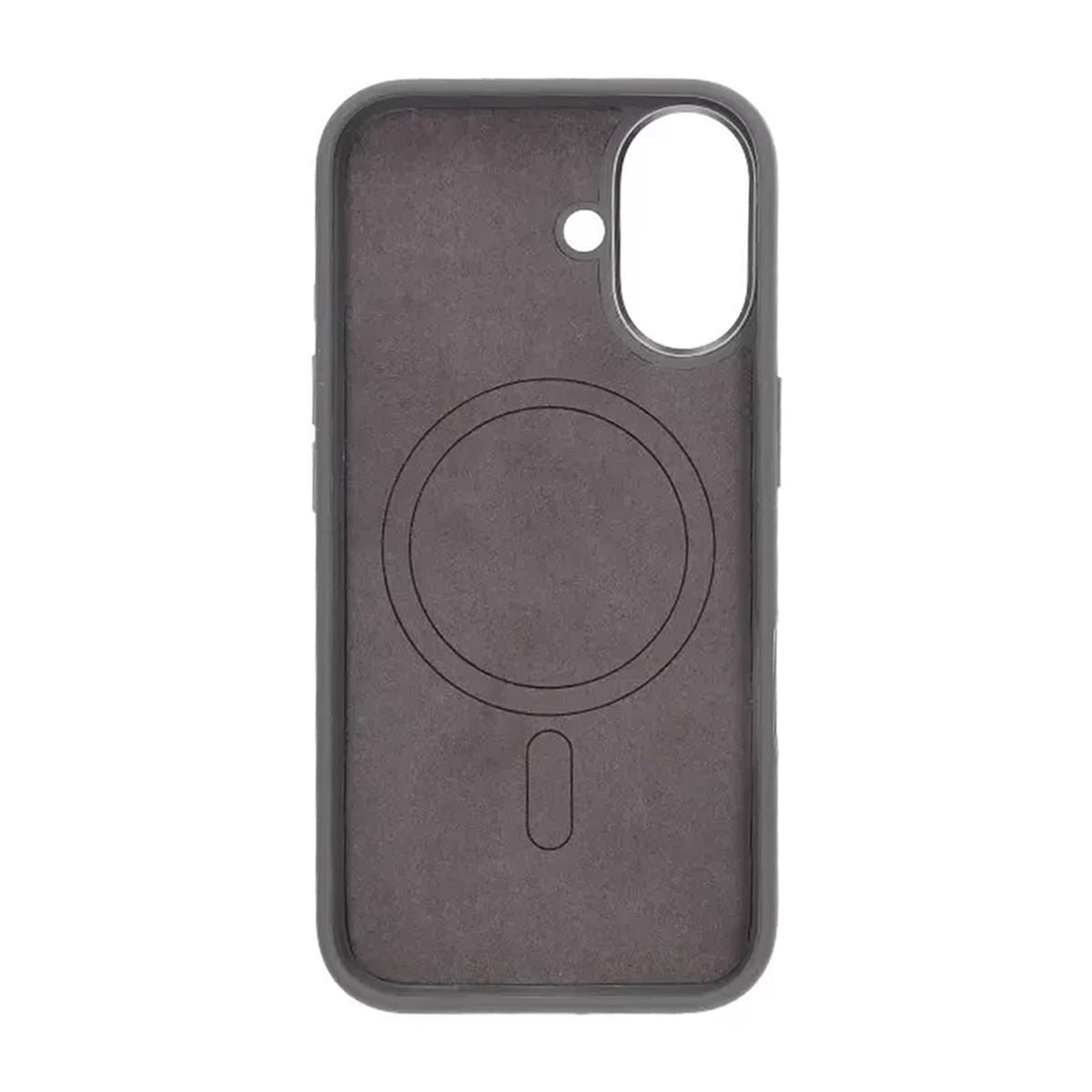 Mobilskal Silikon för iPhone 16 - Grå med Kameraskydd image 3