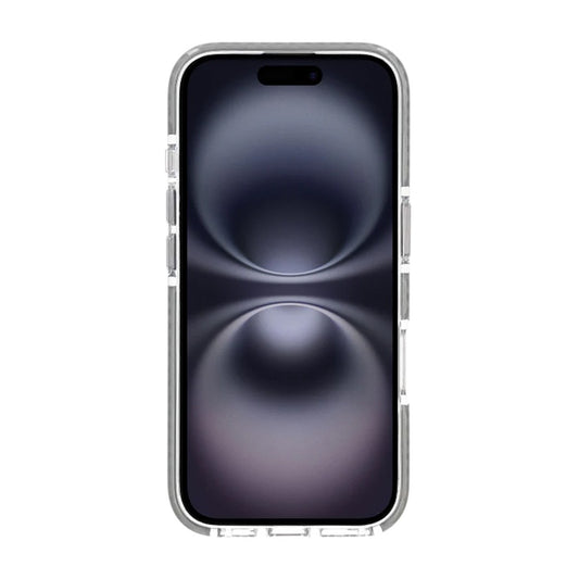 Mönstrat TPU Skal till iPhone 16 med MagSafe - Silver image 2