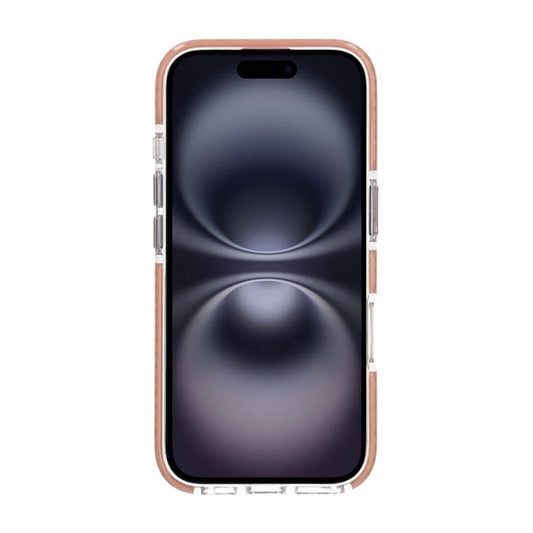 Mönstrat TPU Skal till iPhone 16 med MagSafe - Guld image 2