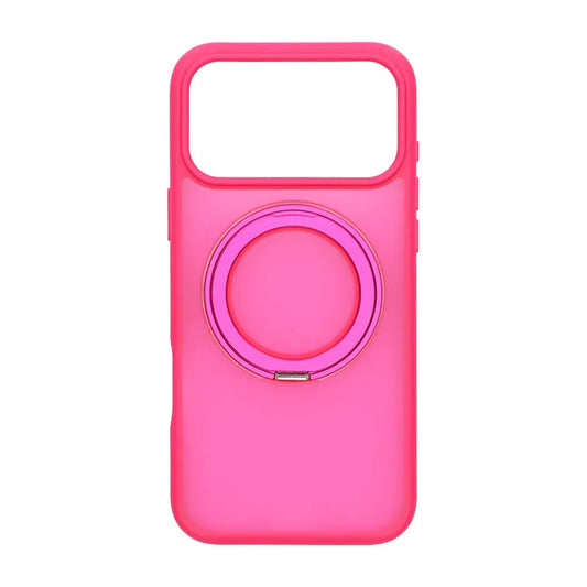 Mobilskal Roterande Magnet Stativ för iPhone 17 Pro Max - Röd image 2