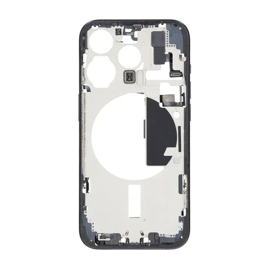 Mittenram med smådelar för iPhone 15 Pro - Blå Titan OEM image 3