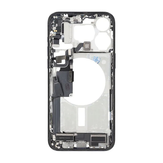 Mittenram med smådelar för iPhone 15 Pro Max - Blå Titan OEM image 2