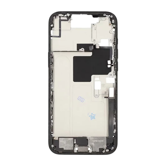 Mittenram med smådelar för iPhone 16 Pro Max - Svart Titan OEM image 2