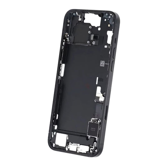 Mittenram med smådelar för iPhone 15 Plus - Svart OEM image 4
