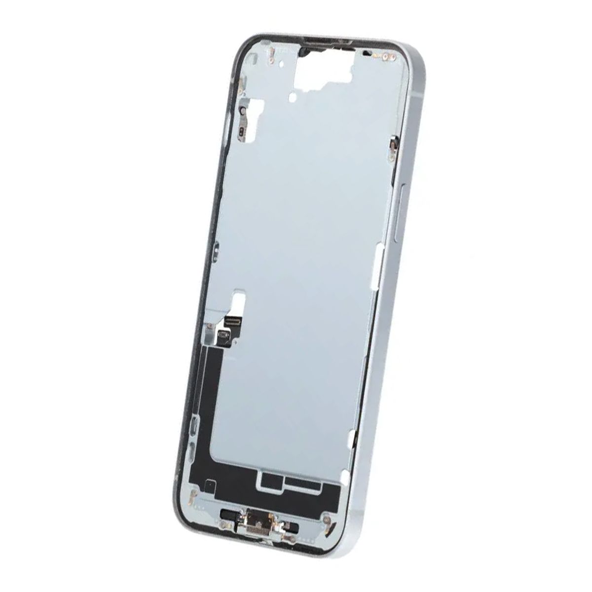 Mittenram med smådelar för iPhone 15 Plus - Blå OEM image 4
