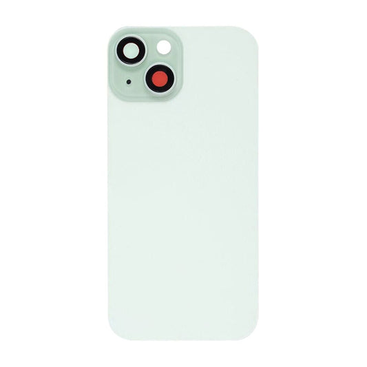 iPhone 15 Baksida Glas med smådelar - Grön image 2