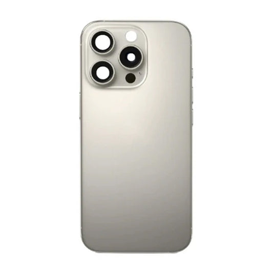 iPhone 16 Pro Baksida Glas med smådelar - Naturlig Titan image 2