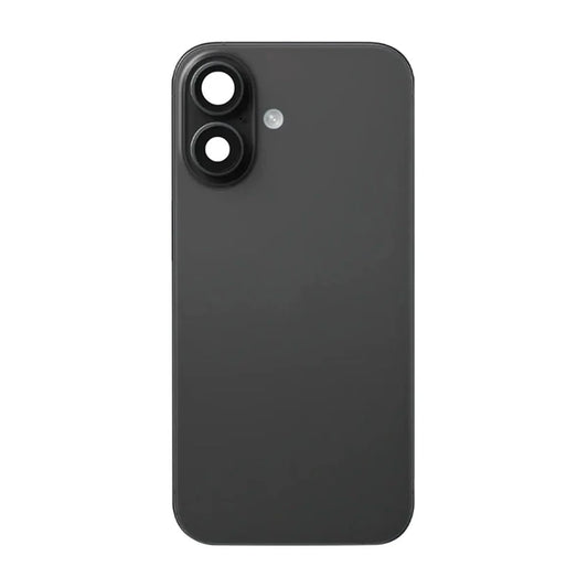 iPhone 16 Plus Baksida Glas med smådelar - Svart image 2