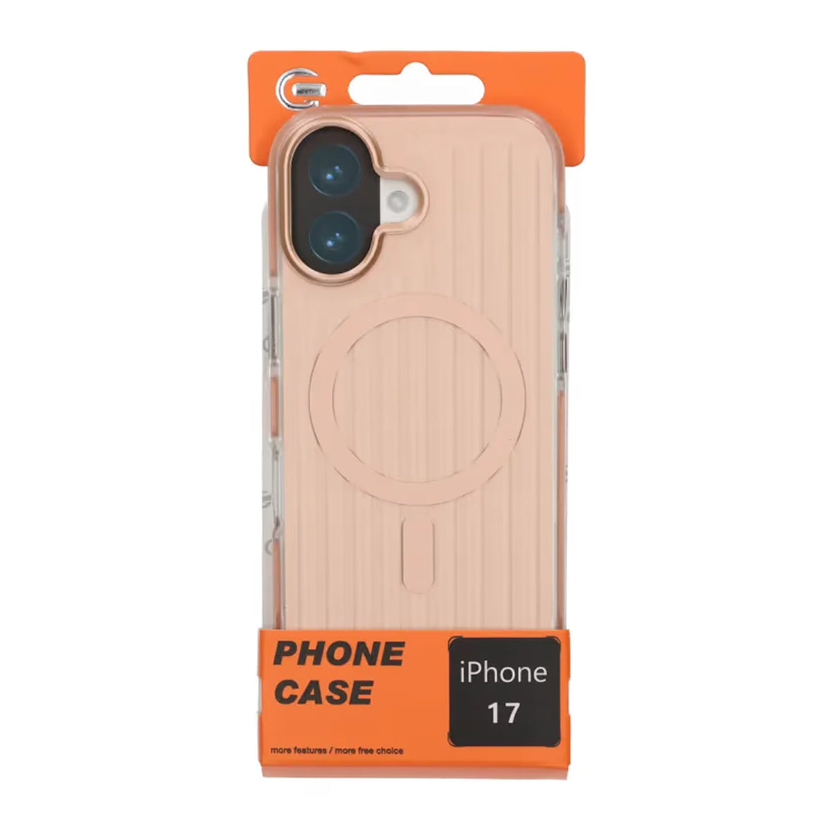 Mobilskal Korrugerad Magsafe för iPhone 17 - Guld image 6