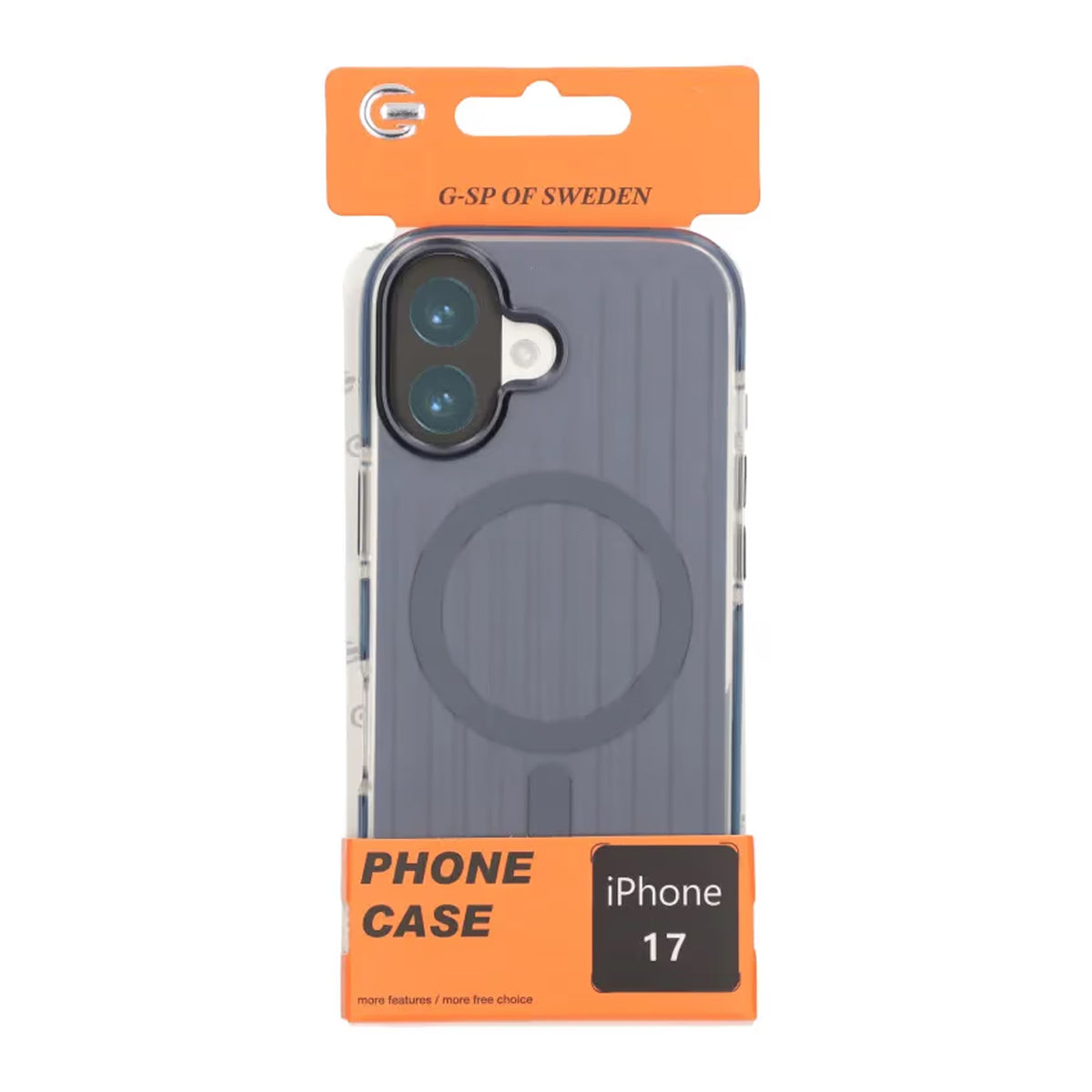 Mobilskal Korrugerad Magsafe för iPhone 17 - Mörkblå image 6