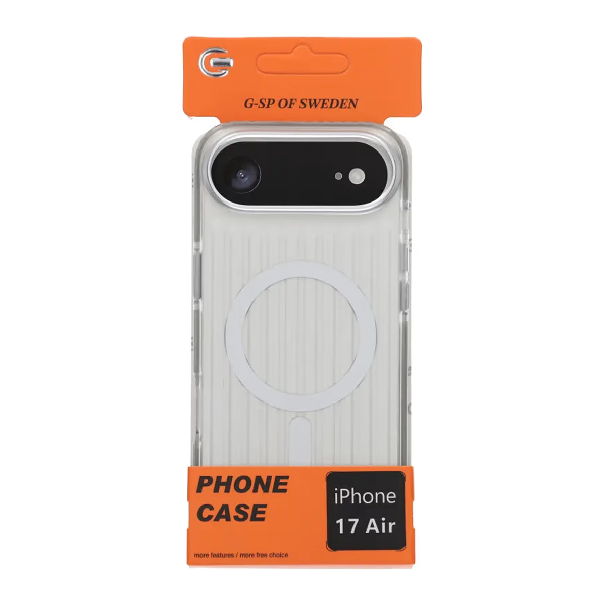 Mobilskal Korrugerad Magsafe för iPhone Air - Silver image 6