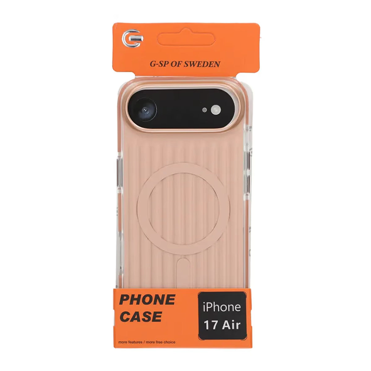 Mobilskal Korrugerad Magsafe för iPhone Air - Guld image 6