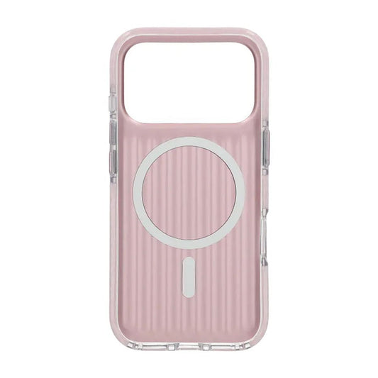 Mobilskal Korrugerad Magsafe för iPhone 17 Pro - Rosa image 3