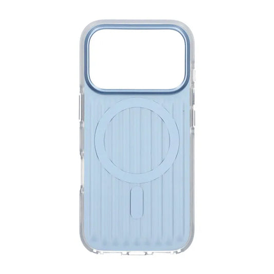 Mobilskal Korrugerad Magsafe för iPhone 17 Pro - Blå image 2