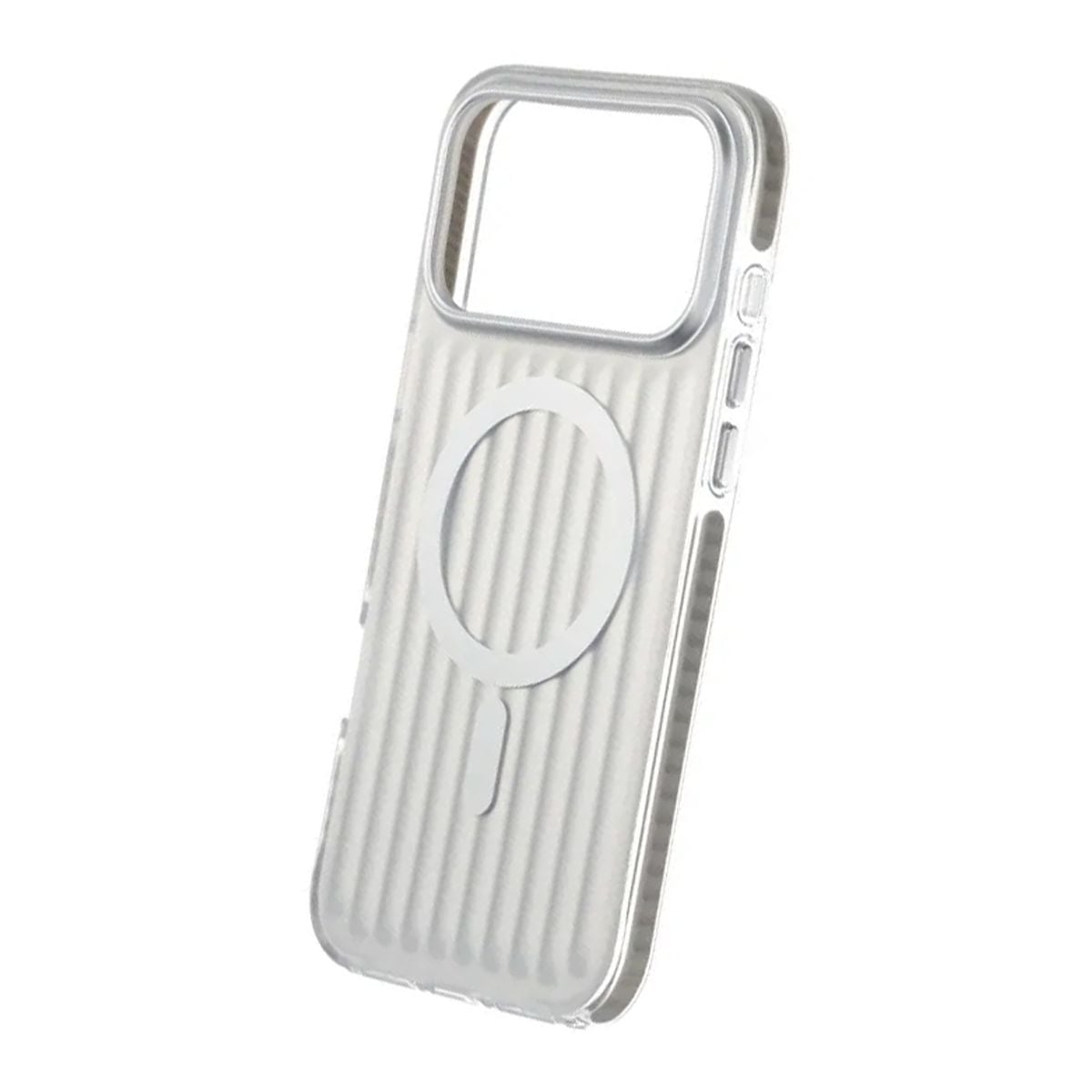 Mobilskal Korrugerad Magsafe för iPhone 17 Pro Max - Silver image 5