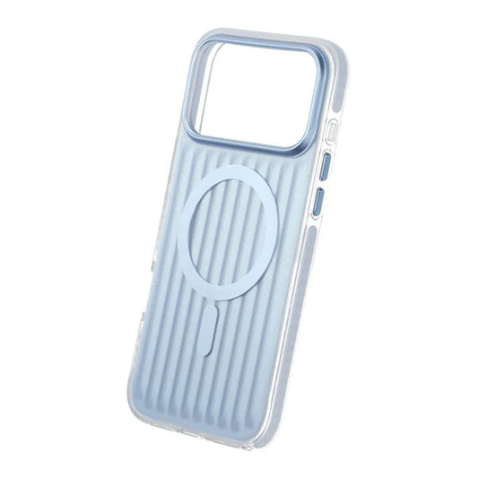 Mobilskal Korrugerad Magsafe för iPhone 17 Pro Max - Blå image 5
