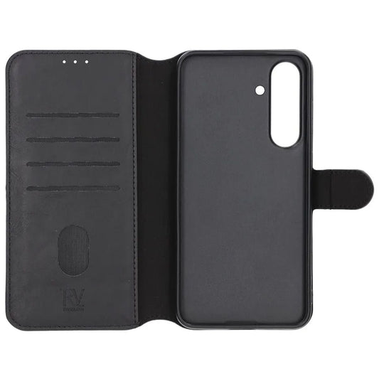 Rvelon Plånboksfodral Magnet för Samsung S25 FE - Svart image 2