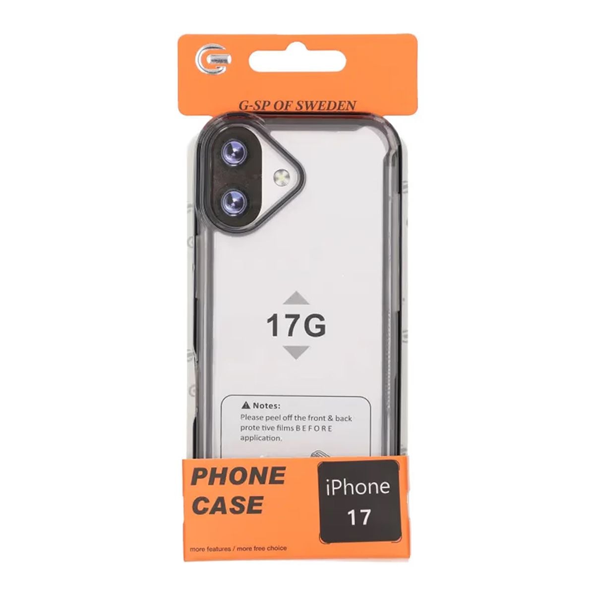 Mobilskal Stöttåligt till iPhone 17 - Svart image 6