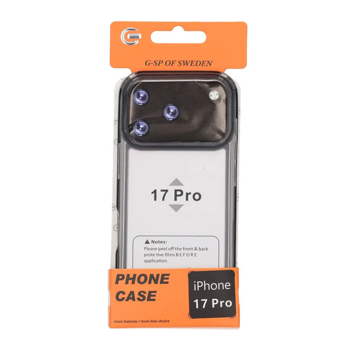 Mobilskal Stöttåligt till iPhone 17 Pro - Svart image 6