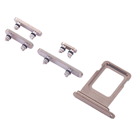 Knappar och Simkorthållare för iPhone 16 Pro/16 Pro Max - Sandfärgat Titan image 2