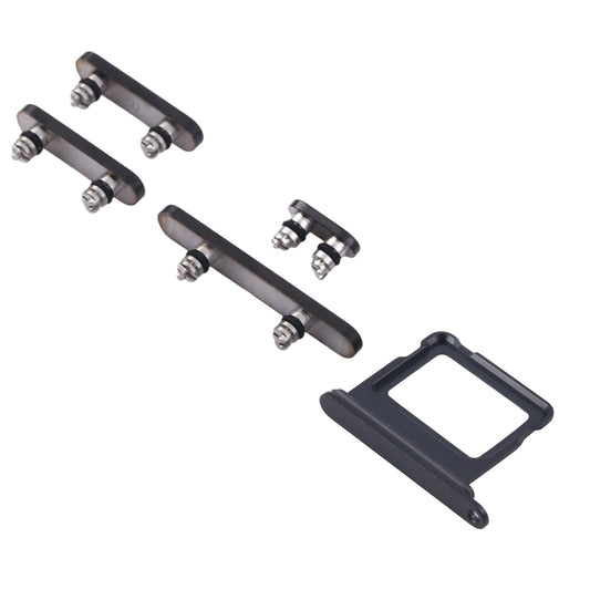 Knappar och Simkorthållare för iPhone 16/16 Plus - Svart image 2