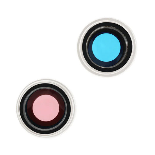 Kameralins med metallram iPhone 15/15 Plus - Blå image 2