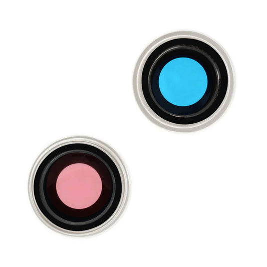 Kameralins med metallram iPhone 15/15 Plus - Gul image 2