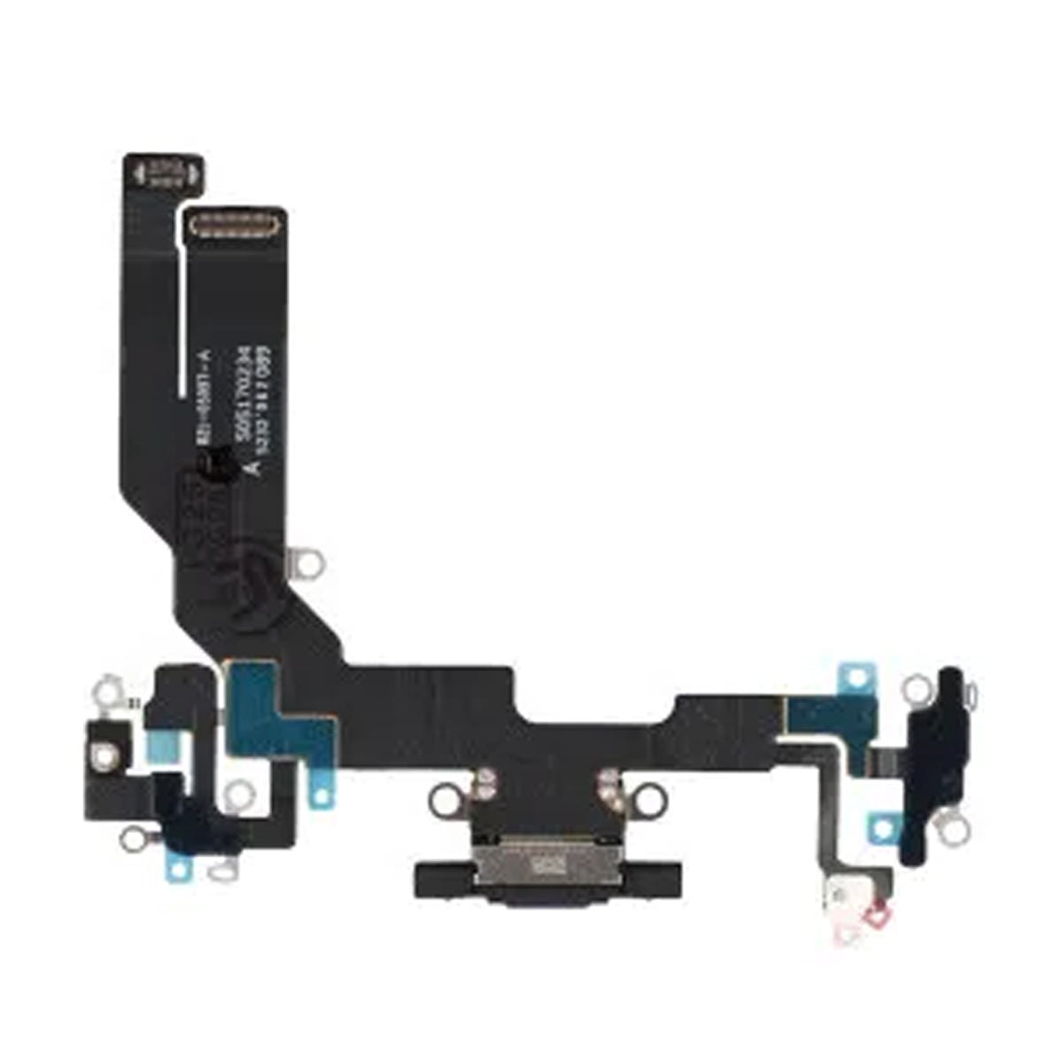 iPhone 16e Laddkontakt med Flexkabel - Svart image 3