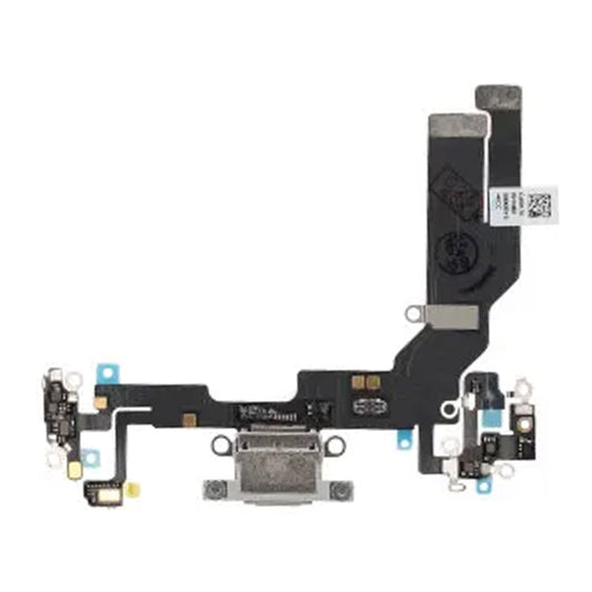 iPhone 16e Laddkontakt med Flexkabel - Vit image 2