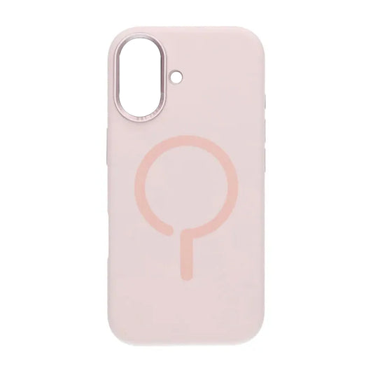 Mobilskal Silikon med Kamera Metallram för iPhone 17 - Rosa image 2
