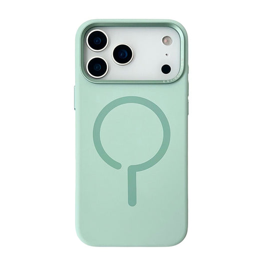 Mobilskal Silikon med Kamera Metallram för iPhone 17 Pro - Grön image 2