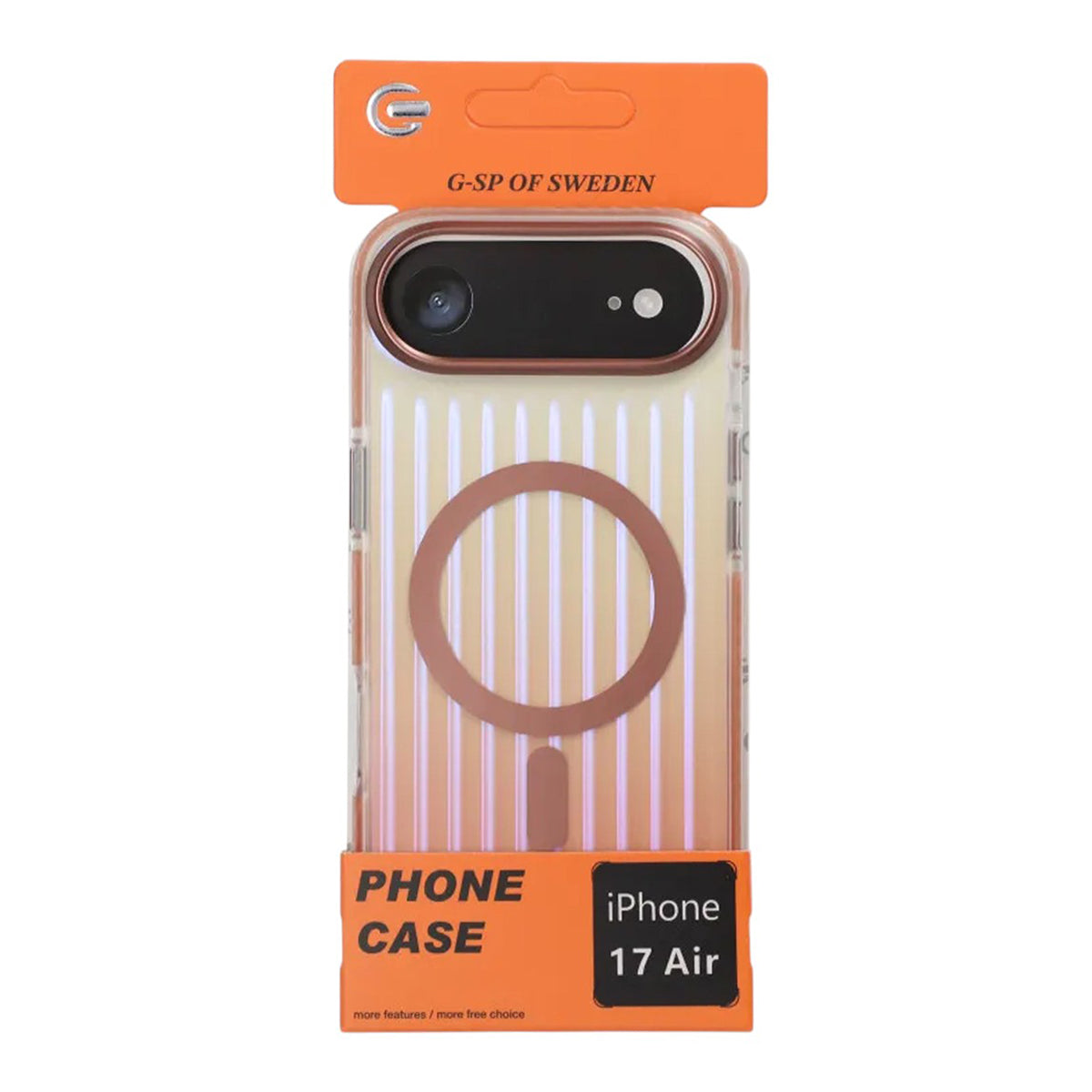 Mobilskal Korrugerad MagSafe för iPhone Air - Roséguld image 4