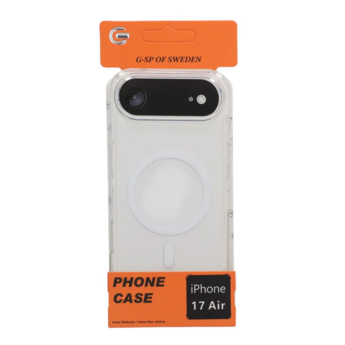 Mobilskal TPU med Magsafe för iPhone Air - Vit/Transparent image 4