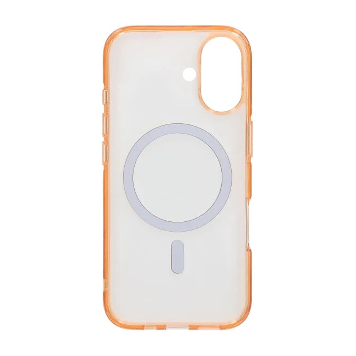 Mobilskal TPU Magsafe för iPhone 17 - Orange Transparent image 3