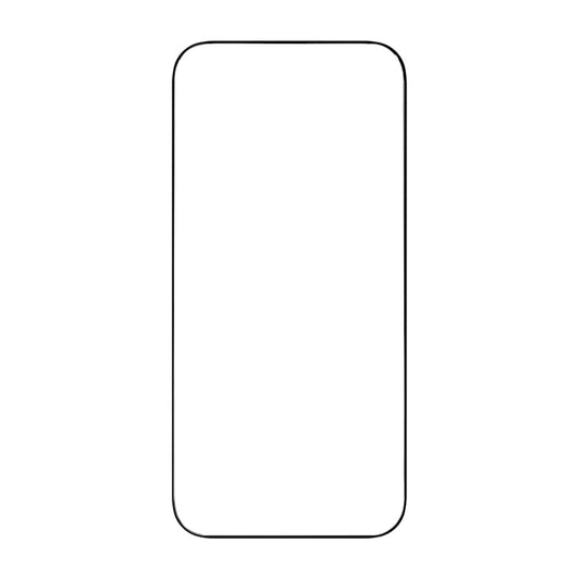 Rvelon Skärmskydd iPhone 16 Pro/17/17 Pro Härdat Glas 2.5D Svart - bulk image 2