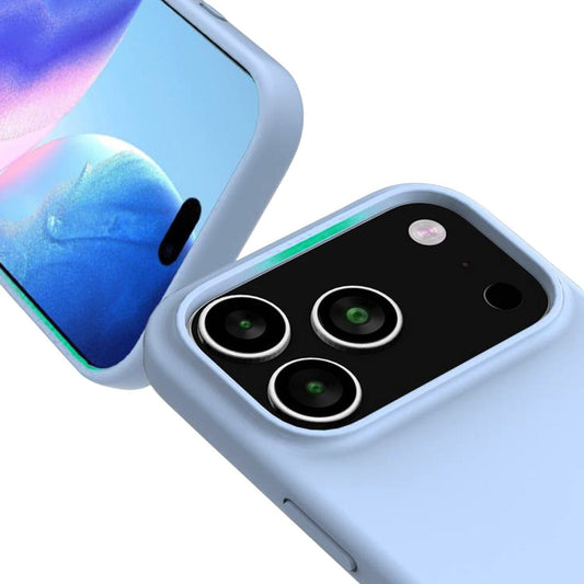 Rvelon Mobilskal Silikon MagSafe för iPhone 17 Pro - Ljusblå image 2